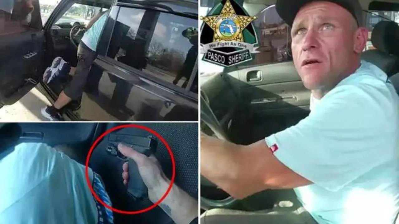 Deputy Confronts Suspect While Hanging From Car Door; Bodycam Captures Incident